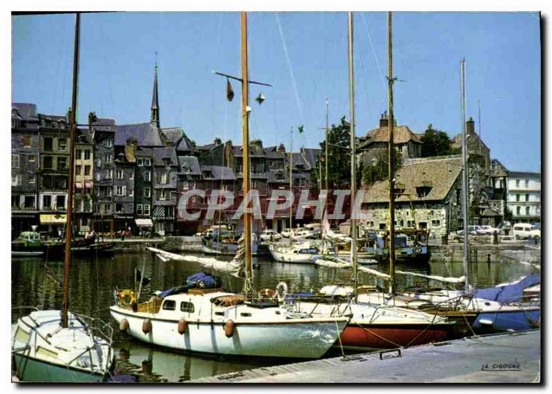 Modern Postcard Normandy France Honfleur Lieutenancy and the Basin