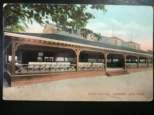 Vintage Postcard 1909 Dance Pavilion Canobie Lake Park Salem New Hampshire NH