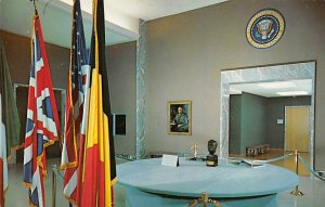 The Harry S. Truman Library Lobby Showing United Nations Signature Table Inde...