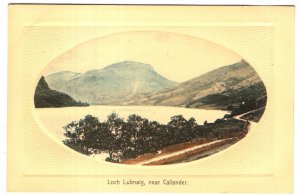 Loch Lubnaig, Near Callander, Scotland, Embossed