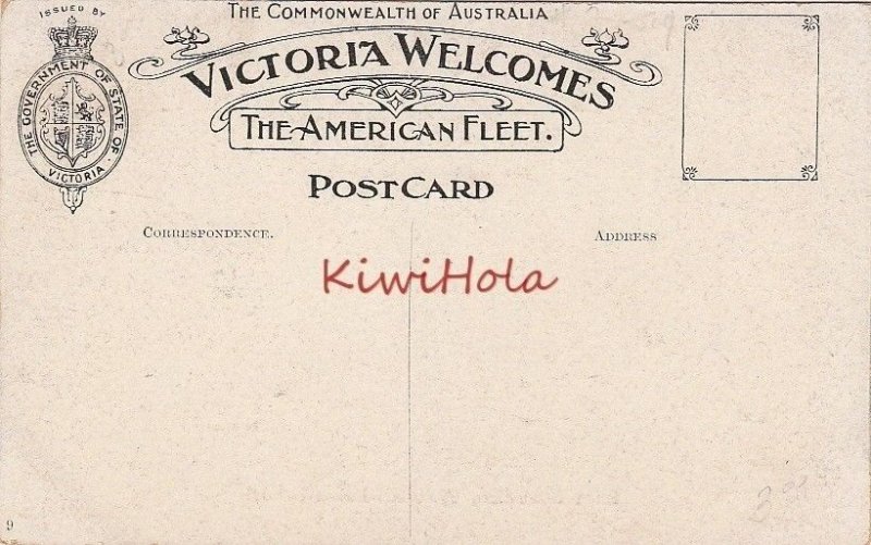 Postcard State Education Victoria Infant School Canada