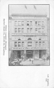 Los Angeles California Bartlett Music Co Vintage Postcard AA79199