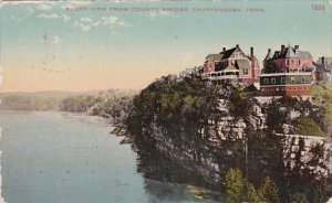 Tennessee Chattanooga Bluff View From County Bridge 1911