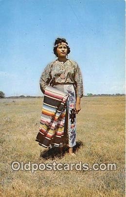 Wichita Indian Princess Linda Standing Wichita Mountains, Oklahoma, USA Unused 