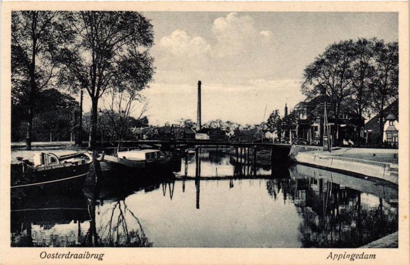 CPA AK APPINGEDAM Oosterdraaibrug NETHERLANDS (706212)