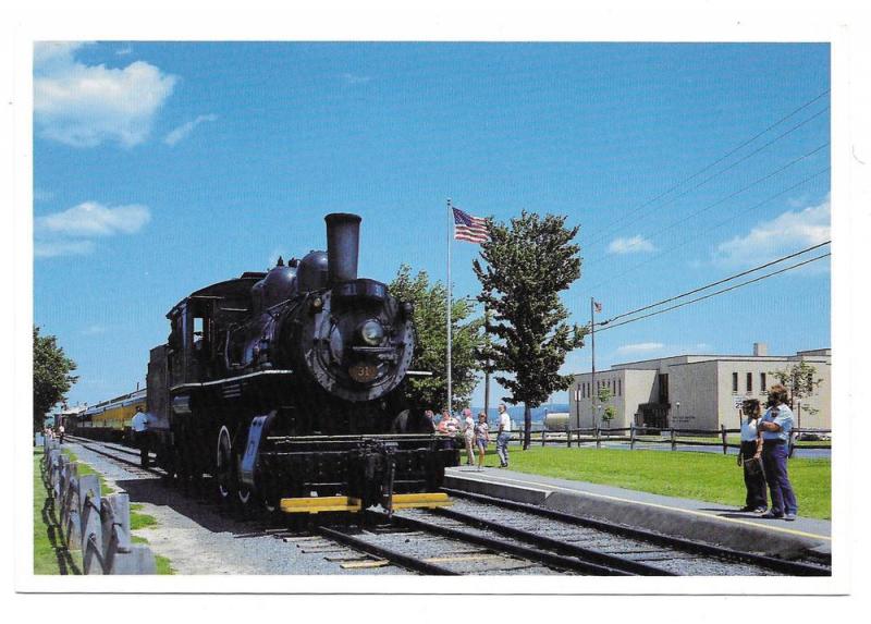 Strasburg Railroad PA Steam Locomotive No 31 Train Postcard