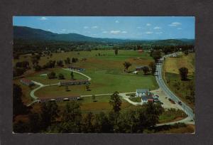 VT Aerial View Ideal Motel PITTSFORD VERMONT Postcard