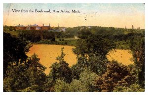 Postcard BUILDING SCENE Ann Arbor Michigan MI AR8246