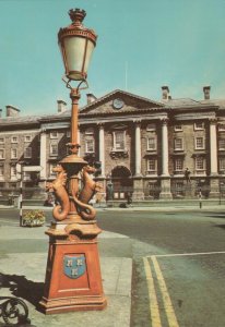 Ireland Postcard - Dublin - West Front, Trinity College    RR8177