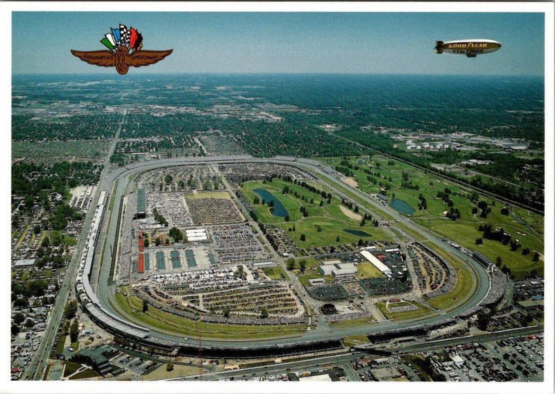 2~4X6 Postcards Indianapolis, Indiana MOTOR SPEEDWAY~Aerial & BOMBARDIER PAGODA