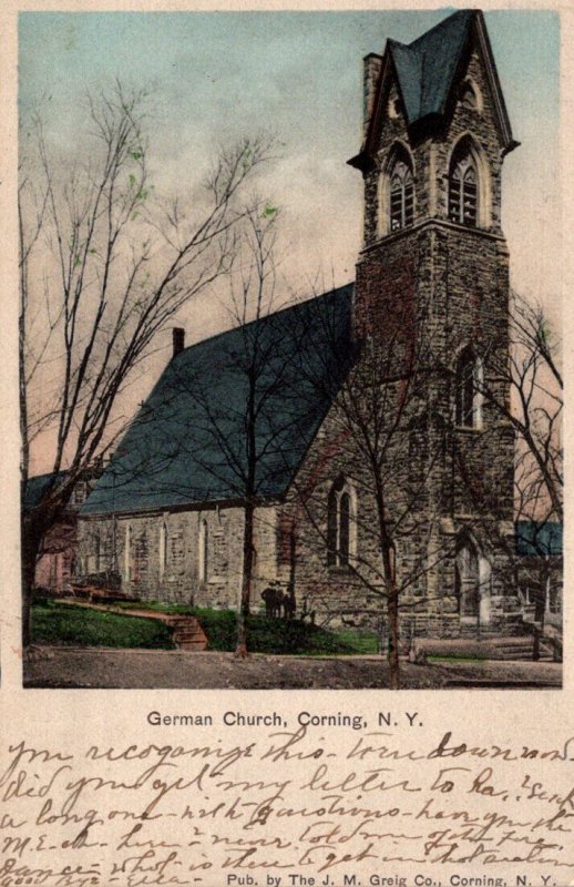 New York Corning The German Church 1906