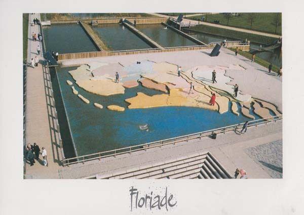 Floriade 1992 Amsterdam Dutch Flower Festival Holland Aerial Postcard