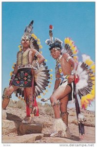 Two Indians in full dress,   40-60s