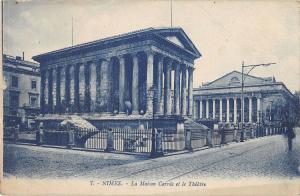 BF5417 la maison carree et le theatre nimes france     France