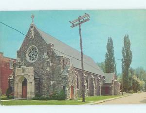 Unused Pre-1980 CHURCH SCENE Silver Creek - Hanover - Near Buffalo NY A6631