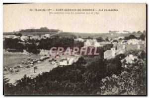 Old Postcard Charente Saint Georges De Didonne View d & # 39ensemble