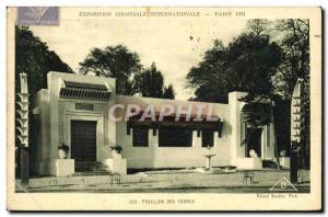 Old Postcard Paris International Colonial Exposition in 1931 Pavilion Tobacco