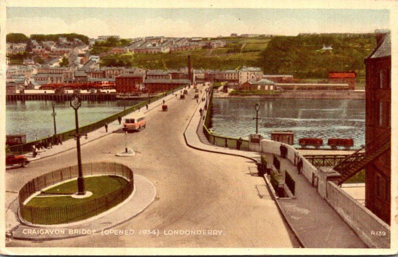 Northern Ireland Londonderry Craigavon Bridge Opened 1934