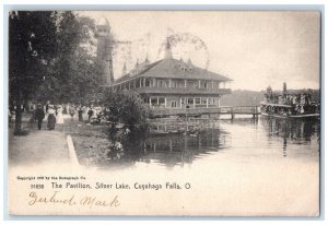 1907 The Pavillion House Silver Lake Cuyahaga Falls Ohio OH, Sharon PA Postcard