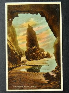 Channel Islands JERSEY The Needle Rock c1910 Postcard by Woolstone Bros