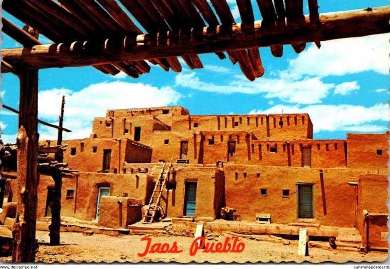 New Mexico Apartment Type Dwellings At Taos Pueblo