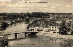 CPA Sablé - La Ville, vue du Chateau (112462)