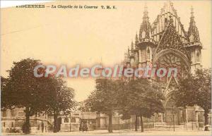 Postcard Old Vincennes La Chapelle Barracks