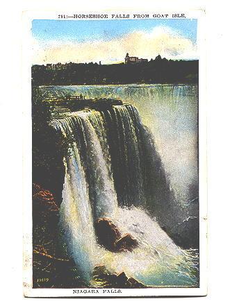 Horseshoe Falls from Goat Island Niagara Falls, New York,