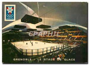 Modern Postcard Grenoble ice stadium Olympics 1968