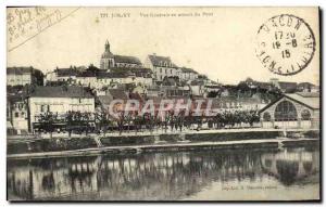 Old Postcard Joigny Vue Generale Upstream Du Pont