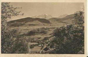 France Postcard - Megeve - La Vallee Avec Le Mont Blanc - Ref 14329A