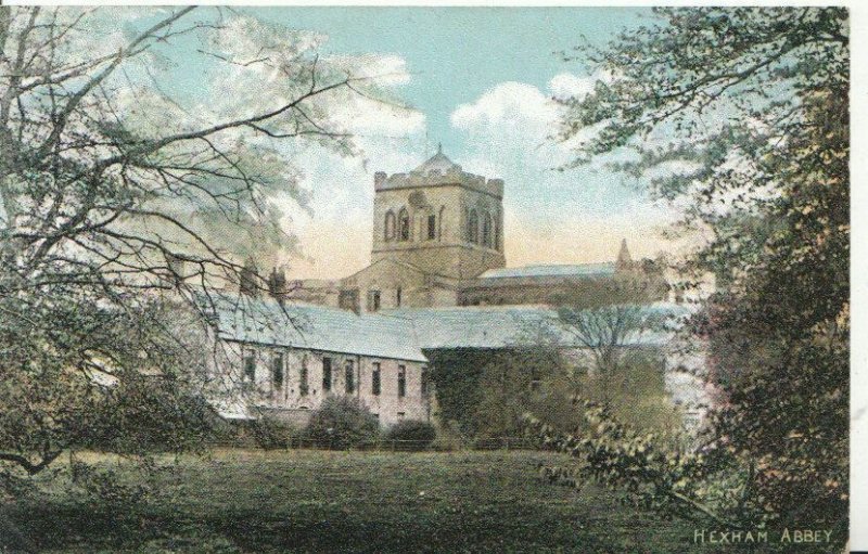 Northumberland Postcard - Hexham Abbey - Ref ZZ5413