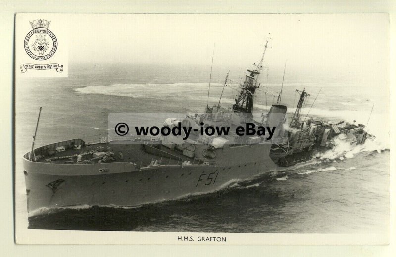 na1537 - Royal Navy Warship -  HMS Grafton - photograph