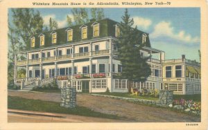 Wilmington, Adirondacks New York Whiteface Mountain House  1954 Linen Postcard