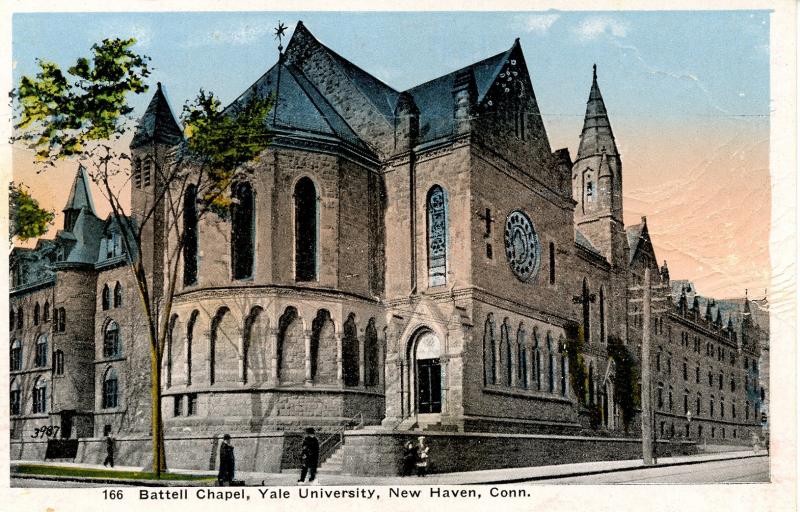 CT - New Haven - Yale University. Battell Chapel