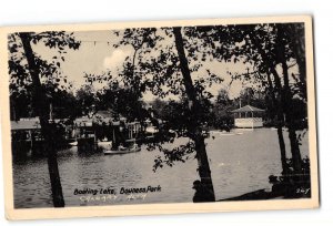 Calgary Alberta Canada Postcard 1915-1930 Bowness Park Boating Lake