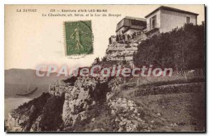 Old Postcard Savoy surrounding Aix baths Chambotte and Lake Bourget