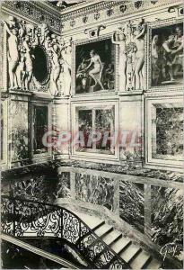 'Modern Postcard Fontainebleau (Seine et Marne) the king''s palace staircase ...