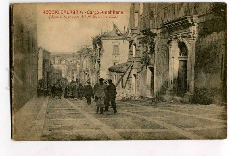 3053421 ITALY Reggio Calabria earthquake Vintage PC