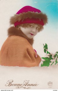 Christmas: RP, Girl in fur cap, PU-1926