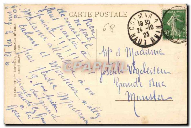 Old Postcard Trois Epis Notre Dame De Bon Secours