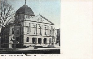 Court House, Towanda, PA, Early Postcard, Unused, Illustrated Post Card Co.