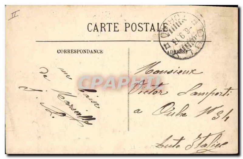 Old Postcard Marseille basins of Joliette