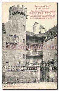 Old Postcard Luxeuil les Bains House Bailly