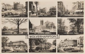 Wolverhampton 9x Multi View Real Photo Postcard