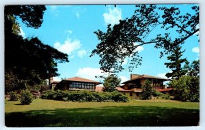 2 Postcards SPRING GREEN, Wisconsin WI ~ TALIESIN ~ FRANK LLOYD WRIGHT Studio