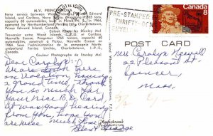 Postcard BOAT SCENE Wood Islands Prince Edward Island PE AT0832