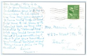 1951 Post Office Building Madison South Dakota SD RPPC Photo Vintage Postcard