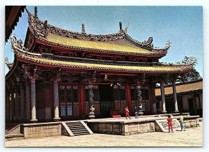 TAIPEI, Taiwan Republic of China ~ c1980s ~ CONFUCIUS TEMPLE  4x6 Postcard