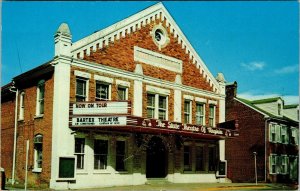 Vintage Barter Theatre State Theatre of Virginia Abington VA Chrome Postcard